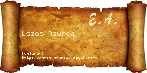 Eszes Azurea névjegykártya